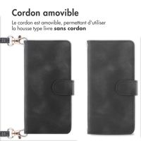 imoshion Etui de télephone portefeuille avec cordon Apple iPhone 12 (Pro) - Noir