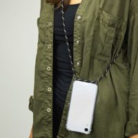 imoshion Coque arrière transparente avec cordon Samsung Galaxy A52(s) (5G/4G) - Noir & Doré