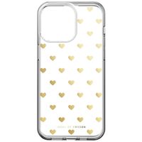 iDeal of Sweden Coque Clear MagSafe Apple iPhone 15 Pro Max - Golden Hearts