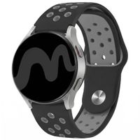 imoshion Bracelet sport en silicone  - Connexion universelle 20 mm - Black / Grey