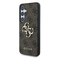 Guess Coque 4G Metal Logo Backcover Samsung Galaxy S25 - Marron