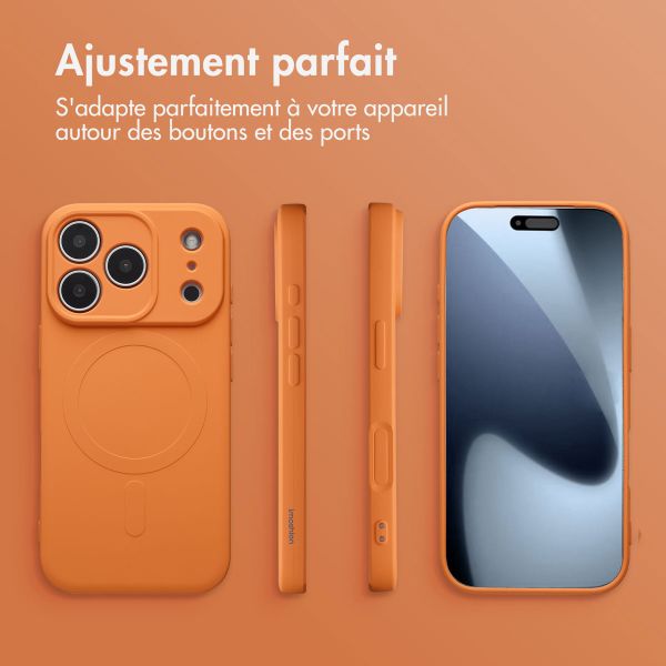 imoshion Coque Couleur avec MagSafe Apple iPhone 17 Pro - Orange