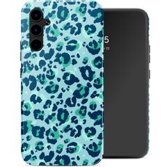 Selencia Coque arrière Vivid Samsung Galaxy A34 (5G) - Wild Spots Light Blue