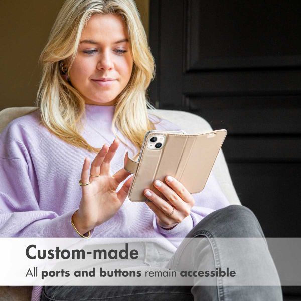Accezz Étui de télephone Wallet Apple iPhone 11 Pro - Doré