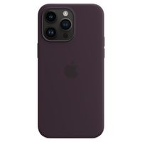Apple Coque en silicone MagSafe Apple iPhone 14 Pro Max - Elderberry
