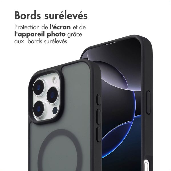 imoshion Coque Color Guard avec MagSafe Apple iPhone 16 Pro Max - Noir