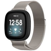 imoshion Bracelet magnétique milanais Fitbit Versa 4/ 3 / Sense (2) - Starlight