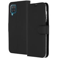 Accezz Étui de télephone Wallet Samsung Galaxy A12 - Noir