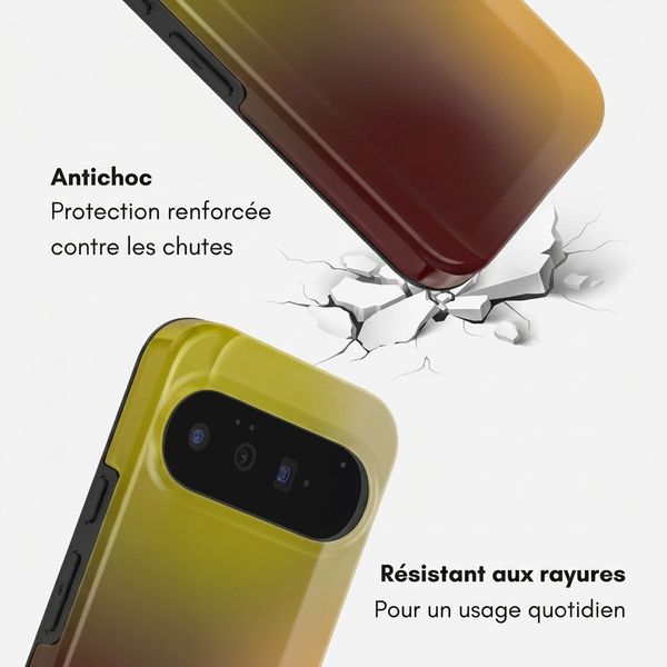 Selencia Coque arrière Vivid avec MagSafe Google Pixel 11 Pro - Gradient Olive Dust