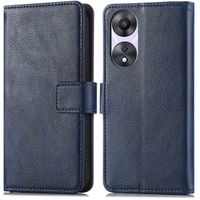 imoshion Étui de télephone portefeuille de luxe Oppo A58 - Bleu foncé