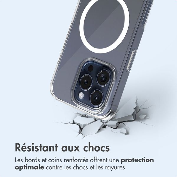 imoshion Coque arrière de protection avec MagSafe Apple iPhone 16 Pro - Transparent