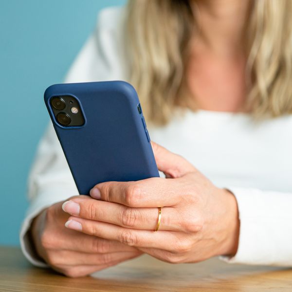 imoshion Coque Couleur Apple iPhone 11 Pro - Bleu foncé